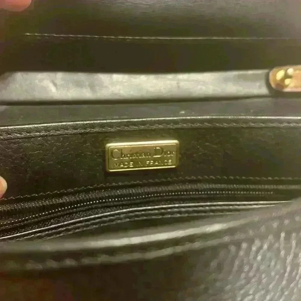 Dior Black Messenger Shoulder Bag w/COA - Picture 12 of 15
